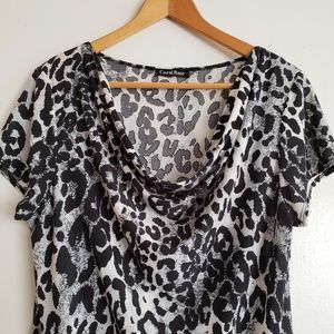 Carol Rose Leopard print blouse